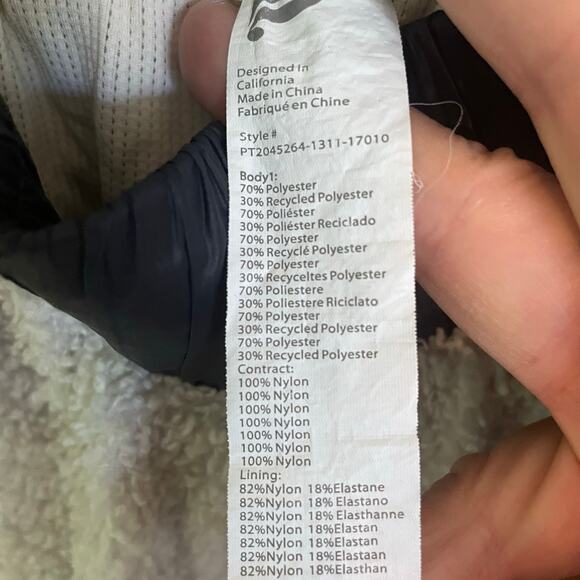 Fabletics Alaska Fleece Jogger Tusk/Black Womens Winter Athletic Pants Size XXS - Picture 7 of 8